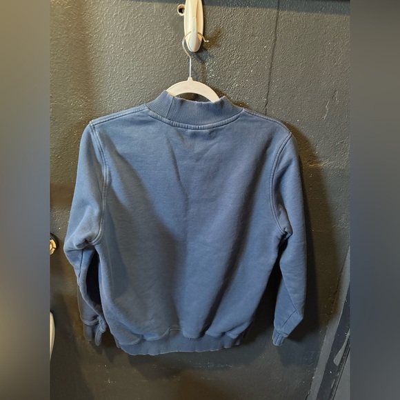 Springcut Blue Crewneck Sweater with Ribbed Details Size Medium - Picture 5 of 5
